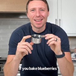 Healthy High Protein Blueberry Cheesecake