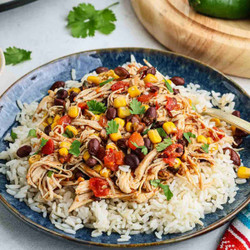 Crockpot Santa Fe Chicken