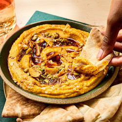 Creamy, Mexican Spiced Sweet Potato Dip