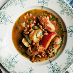 Nigel's Sausages And Black-eyed Beans