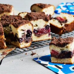 Chocolatey Berry Coffee Cake