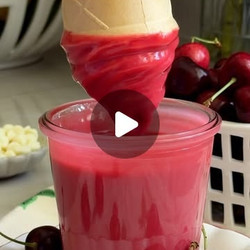 Homemade Cherry Magic Shell