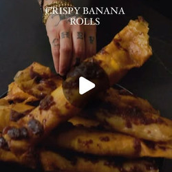 Crispy Banana Eggrolls (turon)
