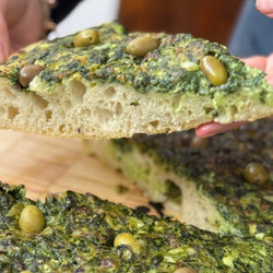 Focaccia Verde Della Val Nervia (pissa Cun E Erbe)