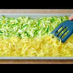 Baked Potato And Zucchini Recipe