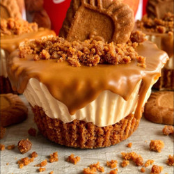 Mini Biscoff Cheesecakes