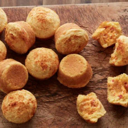 Pimento Cheese-stuffed Corn Muffins