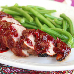 Roasted Pork Tenderloin With Plum Sauce
