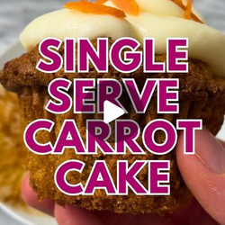 Single Serve Carrot Cake