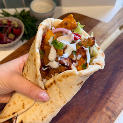 Halloumi Shawarma Wraps