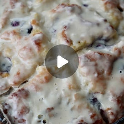 Blueberry Butter Swim Biscuits With Vanilla Icing