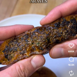 Arayes (stuffed Pita)