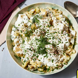crushed sour cream potatoes sides Alison Roman