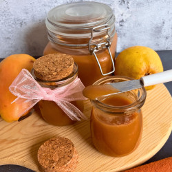 Slow Cooker Salted Caramel Pear Butter