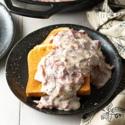 Creamed Chipped Beef On Toast (shit On A Shingle)