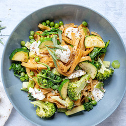 Gemüsepasta Mit Ricotta