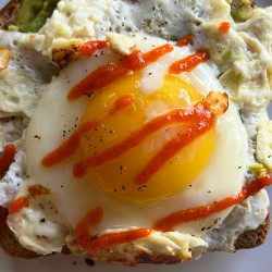 Feta Fried Eggs