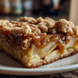 Salted Caramel Apple Crumble Bars Fall Treat: Get Addicted In 45 Min