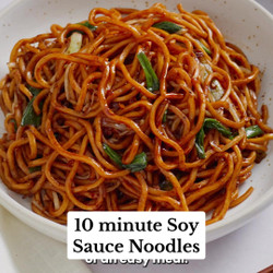 10 Minute Soy Sauce Noodles