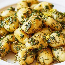 Gnocchi With Herb Sauce