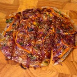 Crispy Vegetable Rice Paper Pancake