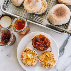 Sourdough English Muffins