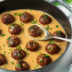 Vegan Swedish Meatballs