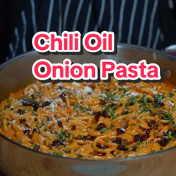 Chili Oil Onion Pasta
