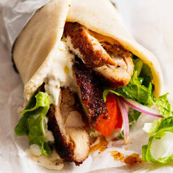 Chicken Shawarma (middle Eastern) try recommended by mary