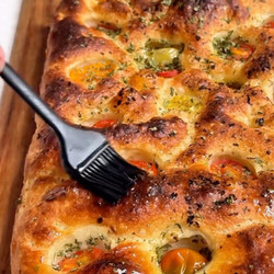 Crusty No Knead Same Day Focaccia