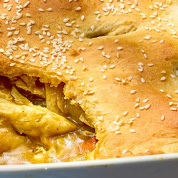 Japanese Curry Chicken Pot Pie Casserole