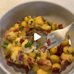 Brie And Bacon Gnocchi