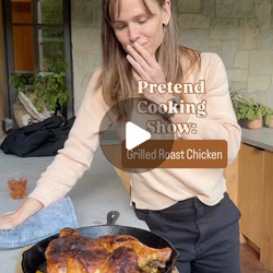 Jennifer Garner Grilled Roast Chicken