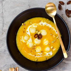 Japanese Pumpkin Porridge (hobak-juk)