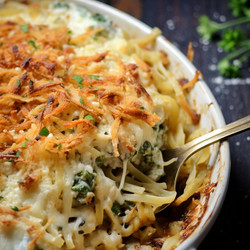 Monterey Chicken Spaghetti Casserole