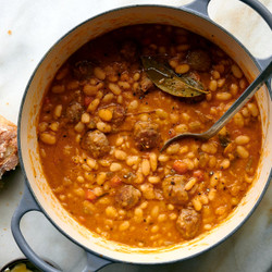 Herbed White Bean And Sausage Stew