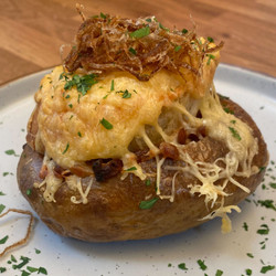 French Onion Baked Potato