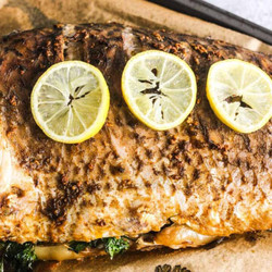 Baked Buffalo Fish