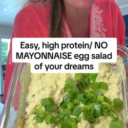 No Mayonnaise, Healthy Egg Salad