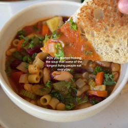 Blue Zone Inspired Minestrone Soup