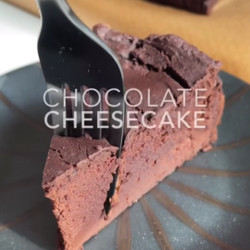 Healthy Chocolate Cheesecake