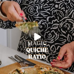 Magic Quiche Equation easy baking. Must Julia child