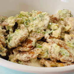 Smashed Tater Tot Potato Salad