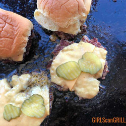 The Best Burger Recipe - Mustard Crusted Cheeseburgers