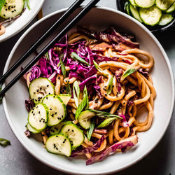 Cold Peanut Noodle Salad