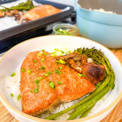 Easy Baked Salmon With Brown Sugar Soy Glaze