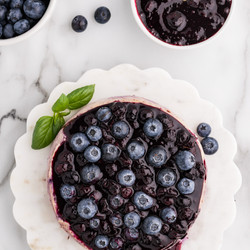 High-protein Blueberry Cheesecake