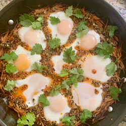 Giant Spicy Potato Nest And Eggs