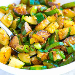 Quick Easy Sauteed Zucchini