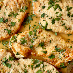 Chicken Scallopini With Butter Lemon-white Wine Sauce